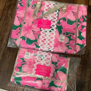 New in packaging - Lilly Pulitzer tote bag and clutch